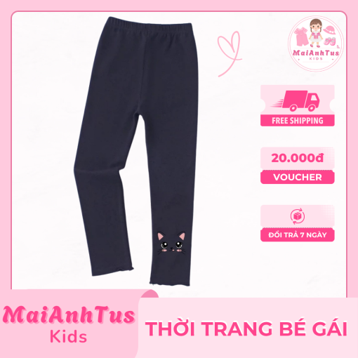 Quần leggings cho bé gái - Quần dài cho bé gái - Thời trang bé gái MaiAnhTus Kids - Hình ảnh 2