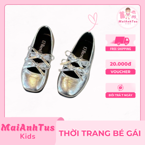 Giày búp bê cho bé gái - Giày búp bê hàng Quảng Châu cho bé gái - Thời trang bé gái MaiAnhTus Kids - Hình ảnh 3
