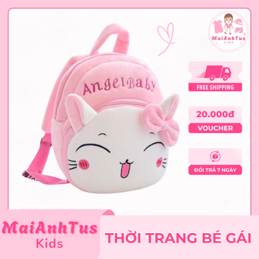 Balo hoạt hình đáng yêu cho bé gái - Balo trời trang đi học, đi chơi cho bé gái - Thời trang bé gái MaiAnhTus Kids - Hình ảnh 3