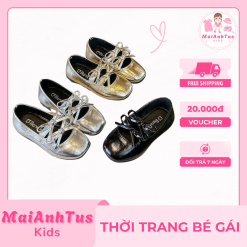 Giày búp bê cho bé gái - Giày búp bê hàng Quảng Châu cho bé gái - Thời trang bé gái MaiAnhTus Kids