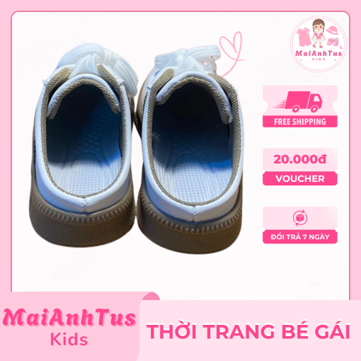 Giày sục cho bé gái - Giày sục samba đế mềm cho bé gái - Thời trang bé gái MaiAnhTus Kids - Hình ảnh 6