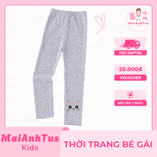 Quần leggings cho bé gái - Quần dài cho bé gái - Thời trang bé gái MaiAnhTus Kids - Hình ảnh 5