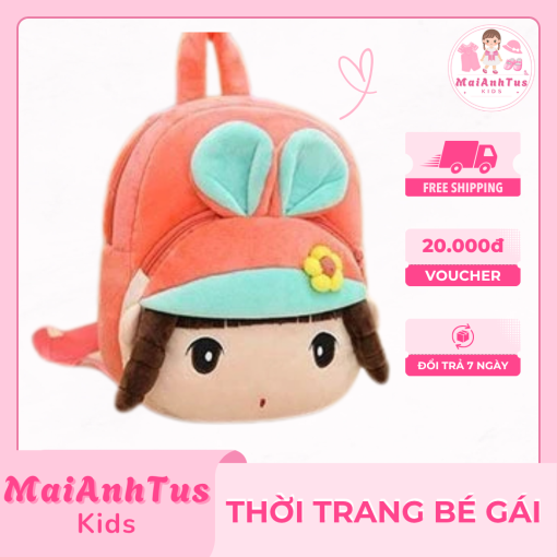 Balo hoạt hình đáng yêu cho bé gái - Balo trời trang đi học, đi chơi cho bé gái - Thời trang bé gái MaiAnhTus Kids - Hình ảnh 6