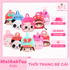 Balo hoạt hình đáng yêu cho bé gái - Balo trời trang đi học, đi chơi cho bé gái - Thời trang bé gái MaiAnhTus Kids