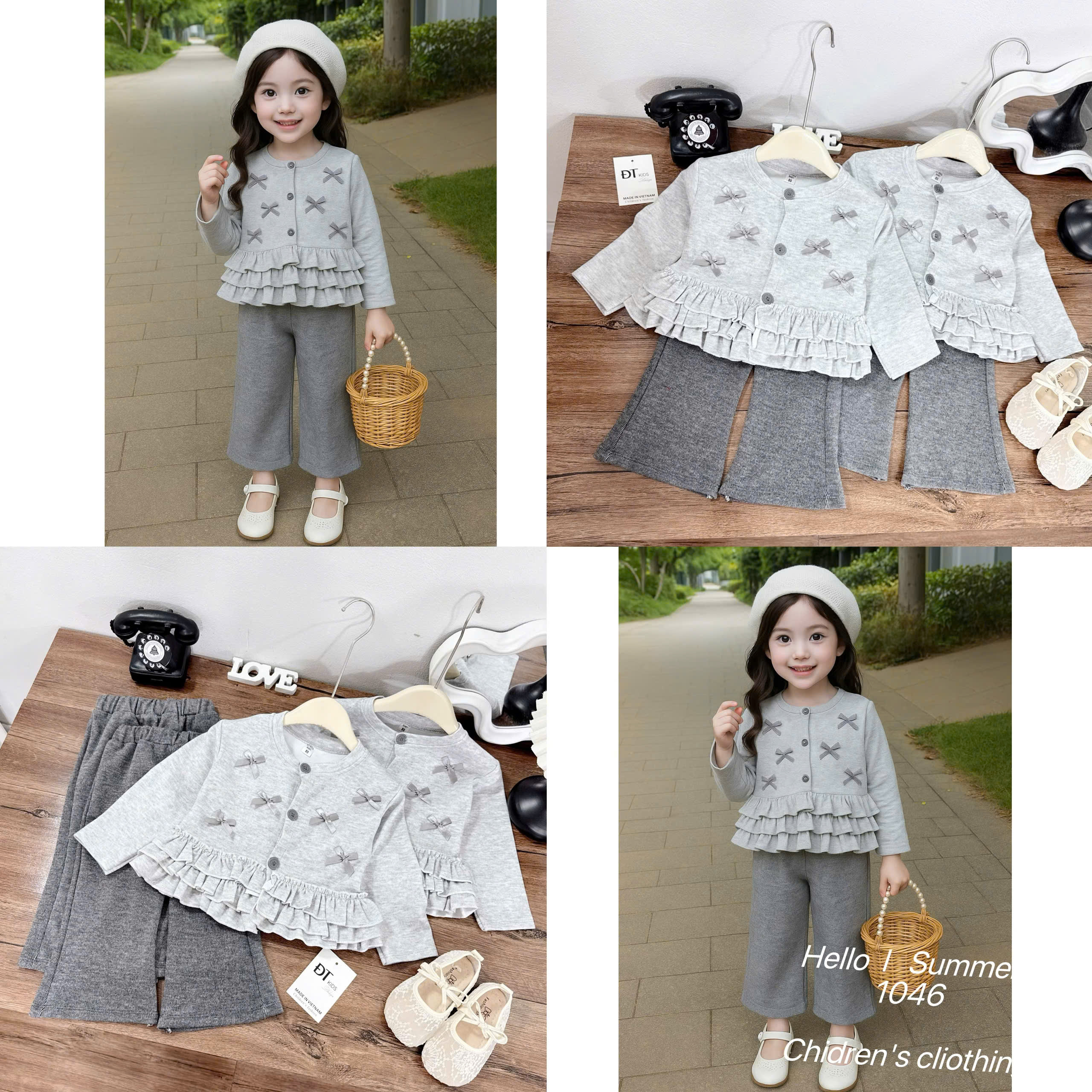 Set Quần Áo Bé Gái MAIANHTUS 